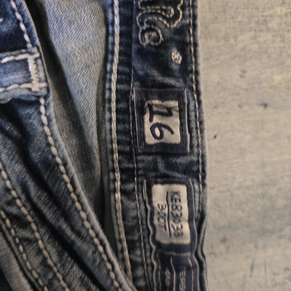 Miss Me Girls Size 16 Flared Jeans - Picture 3 of 6